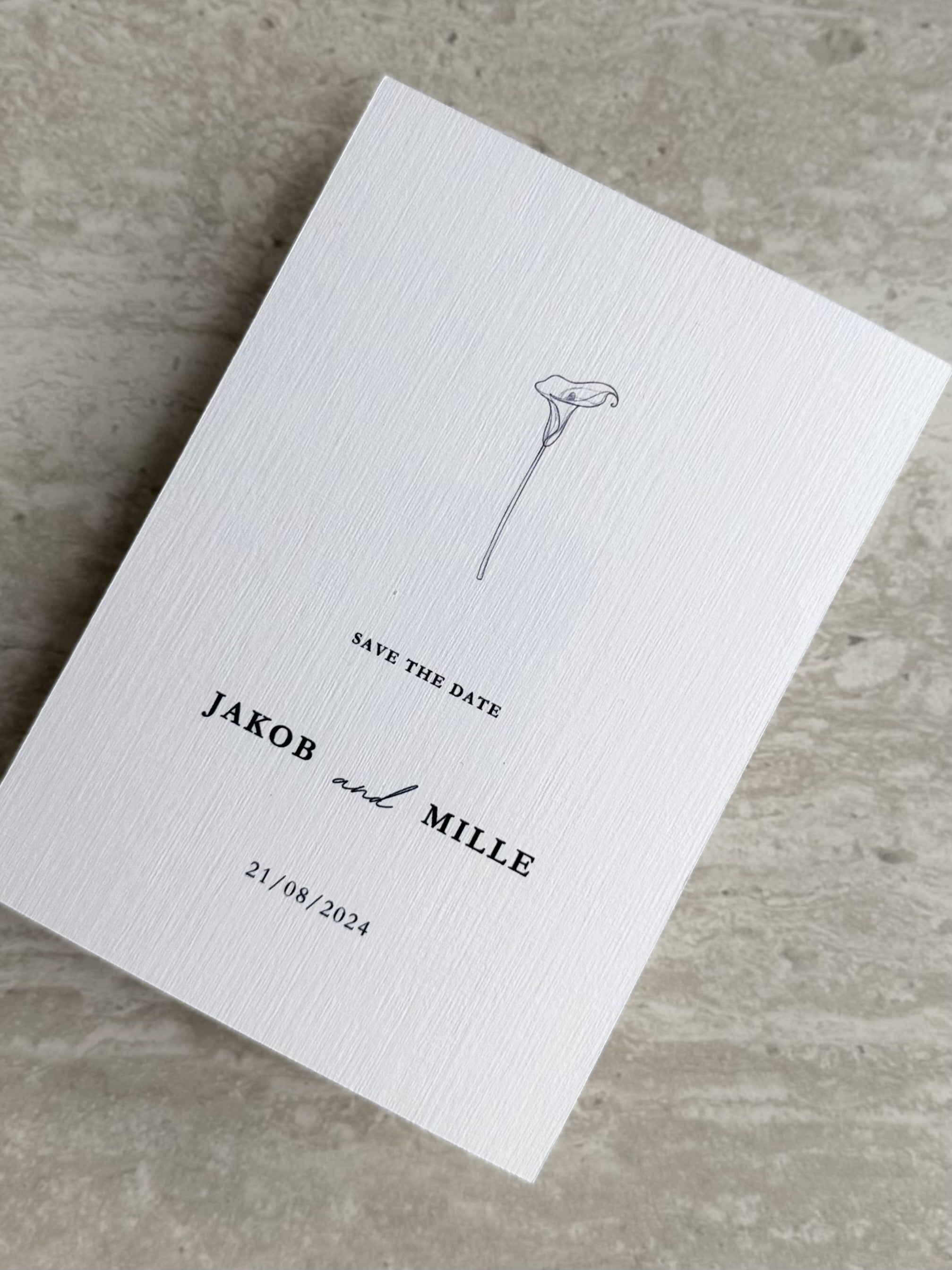 Save the date - Linea Calle Lilje