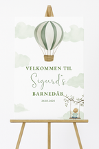 Green Balloon Adventure - velkomstskilt