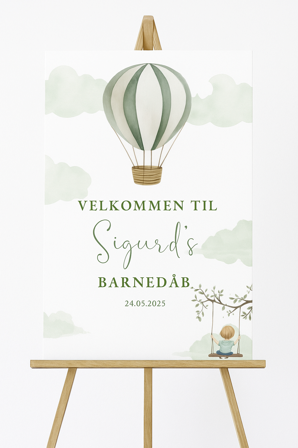 Green Balloon Adventure - velkomstskilt