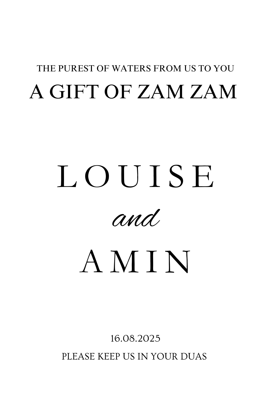 Zamzam-flasker i smukke designs