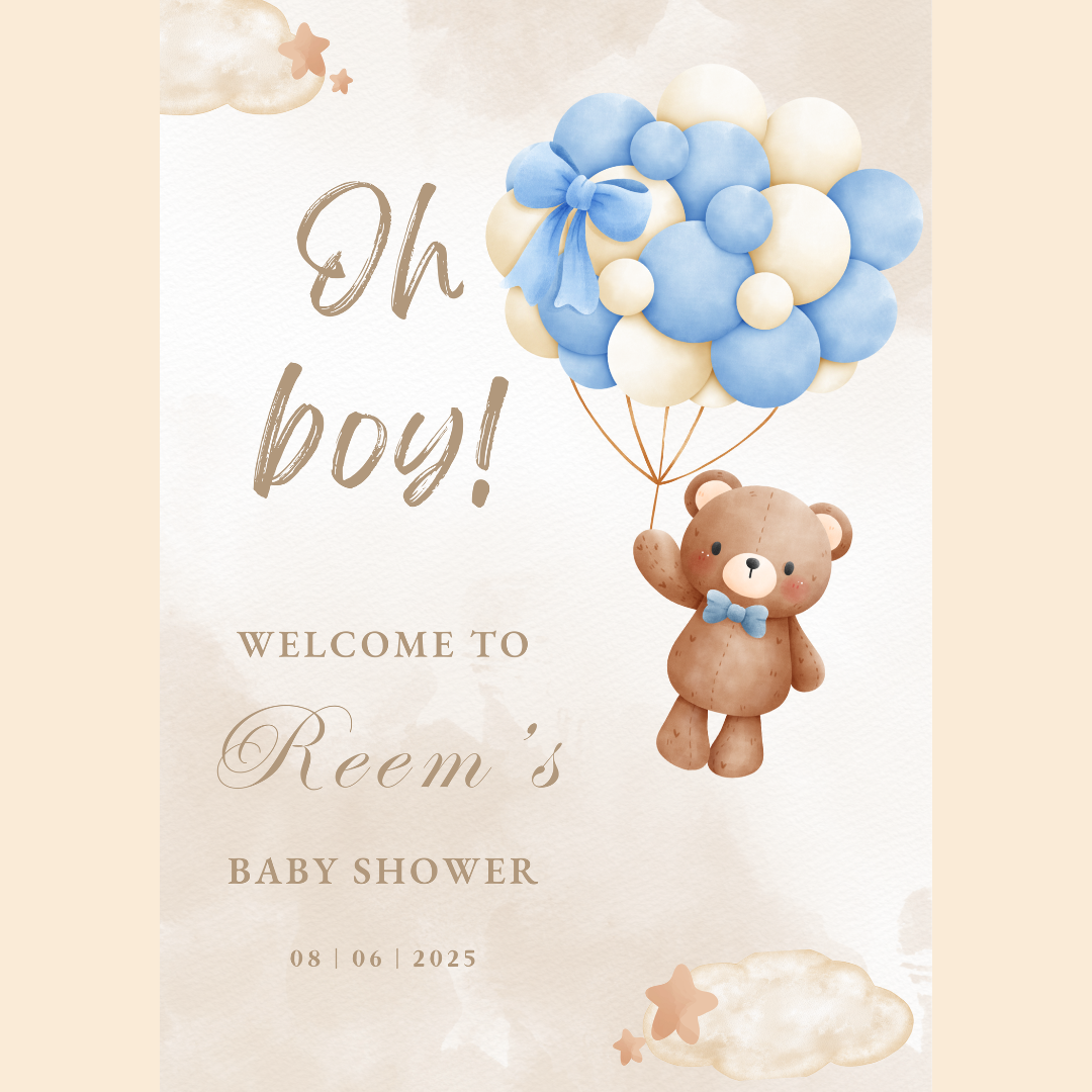 Oh Boy - velkomstskilt