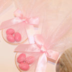 Baby pink favor bag