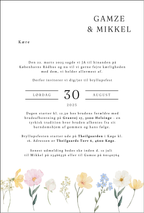 Bryllupsinvitation - Botanical Love