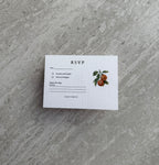 Bryllupsinvitation - Olive