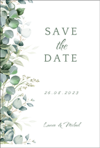 Save the date - Eucalyptus Collection