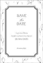 Save the date - Belleframe Collection Blomst