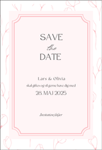Save the date - Belleframe  Rose Pink