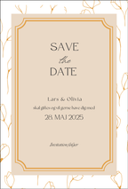 Save the date - Belleframe Rose Beige