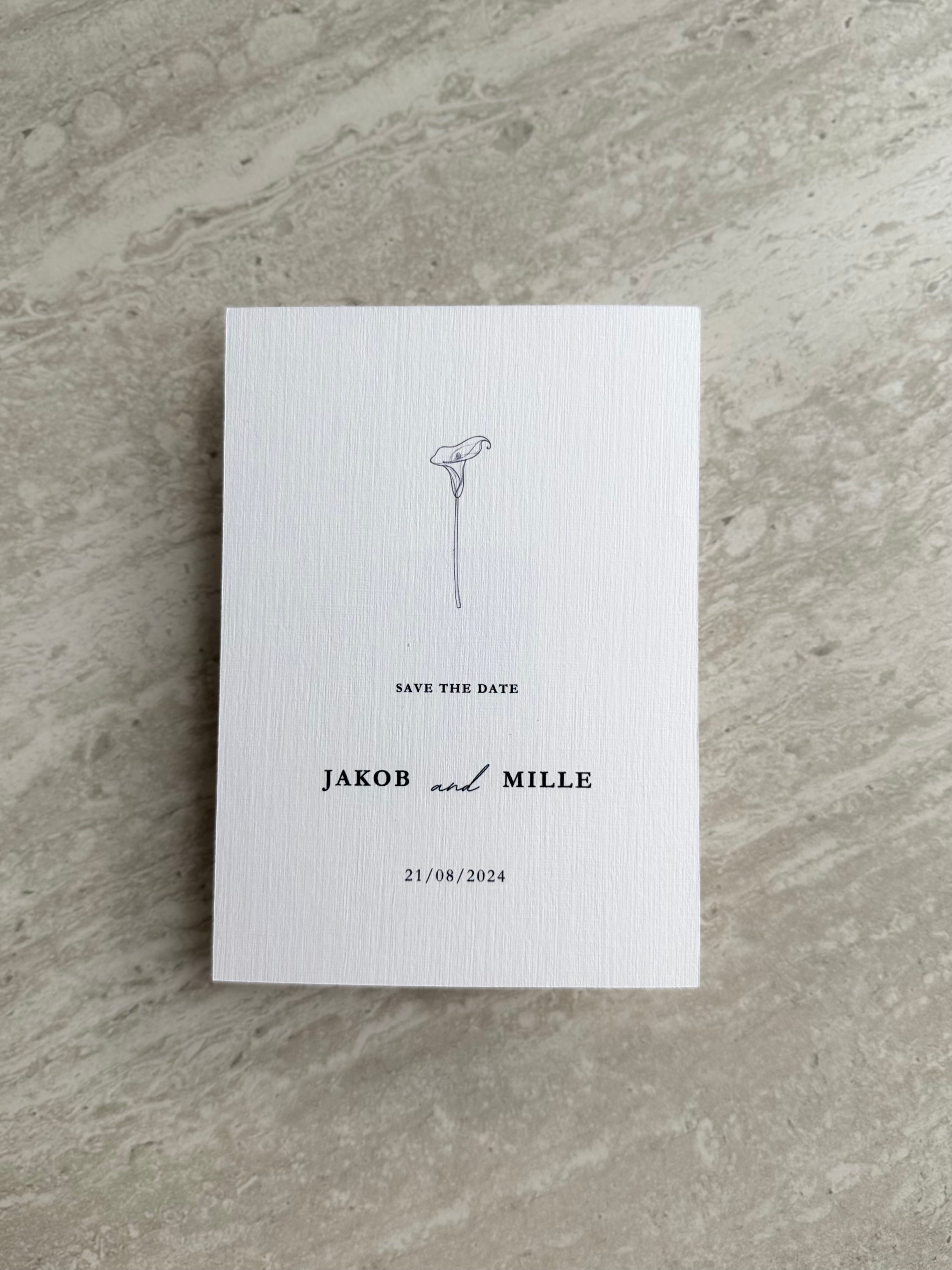 Save the date - Linea Calle Lilje