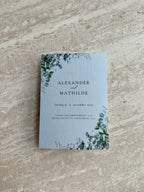 Bryllupsinvitation - Green Harmony