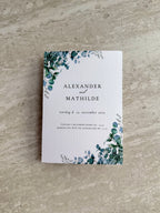 Bryllupsinvitation - White Harmony