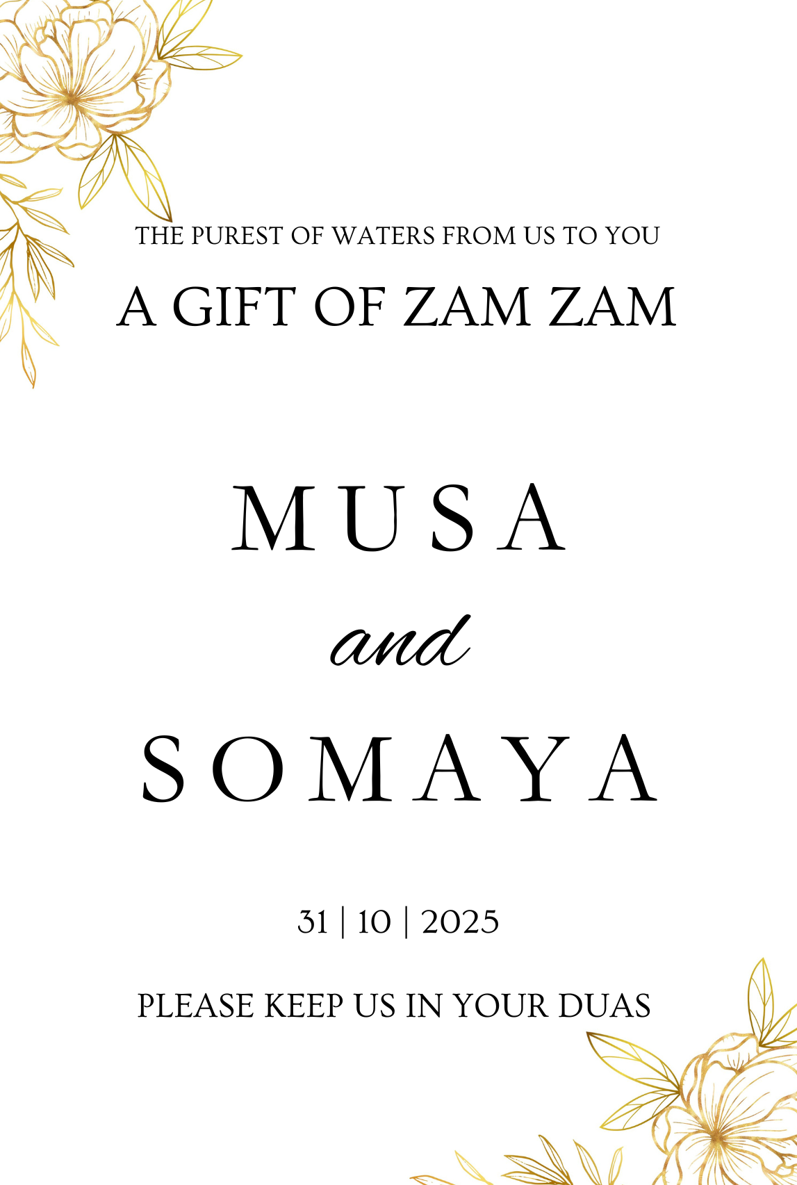 Zamzam-flasker i smukke designs