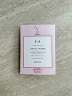 Bryllupsinvitation - Champagne Moments Pink