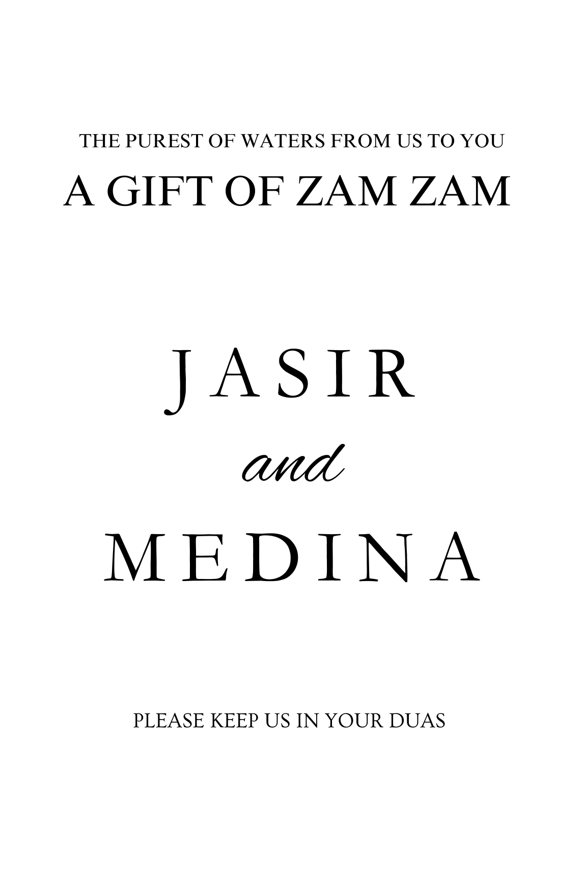 Zamzam-flasker i smukke designs