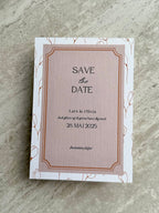 Save the date - Belleframe Rose Beige