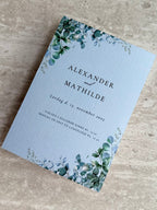 Bryllupsinvitation - Green Harmony