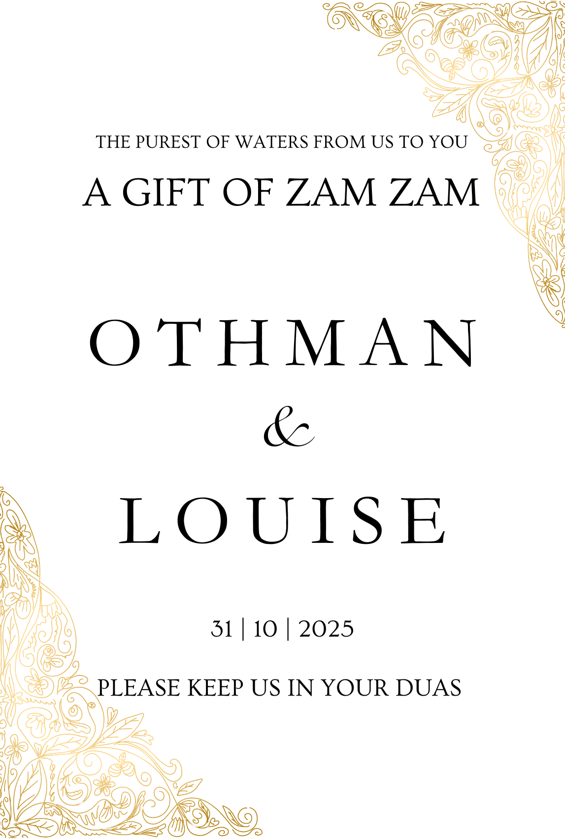 Zamzam-flasker i smukke designs