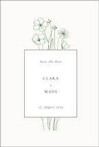 Save the date - Botanica Collection Grey