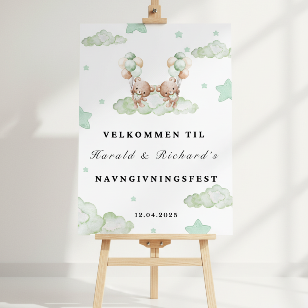 Twin Bears   - velkomstskilt