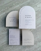 Bryllupsinvitation - Soft Bow