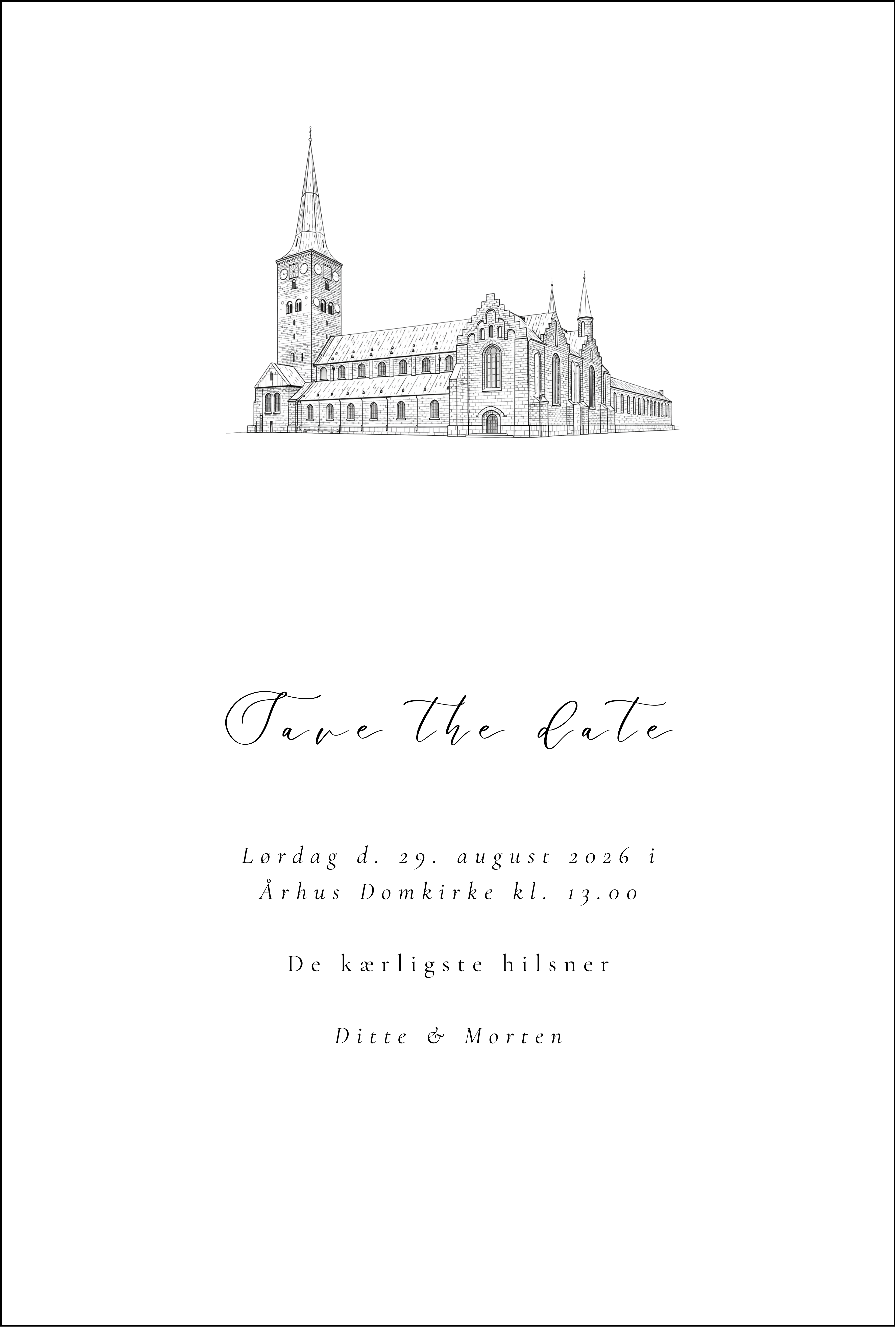 Save the date - Århus Domkirke