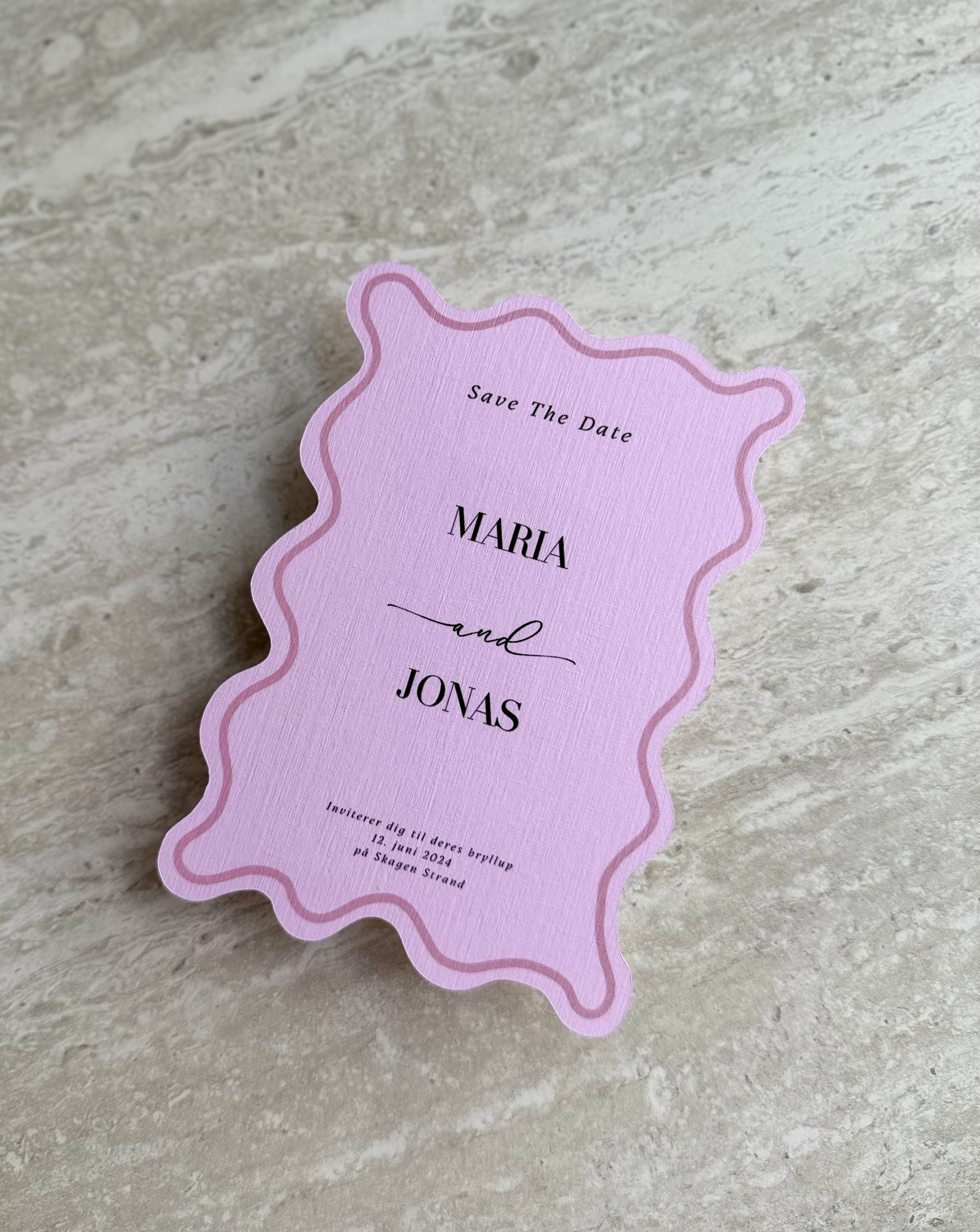 Save the date - Breeze Collection Lyserød