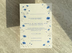 Konfirmationsinvitation - Blue