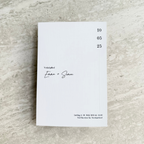 Bryllupsinvitation - Minimalisme
