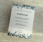 Konfirmationsinvitation - Botanical Green