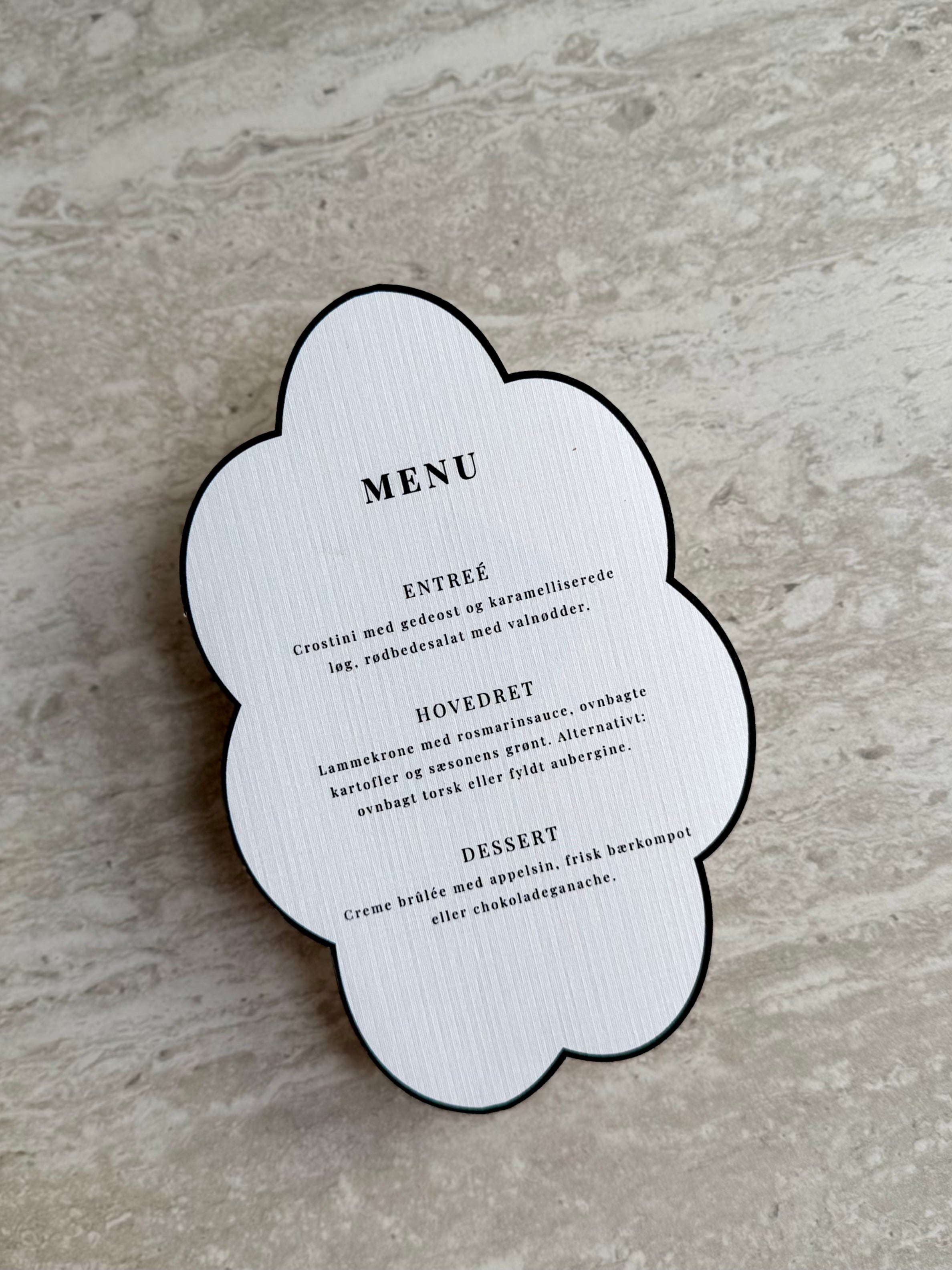 Blossom Cloud Menu