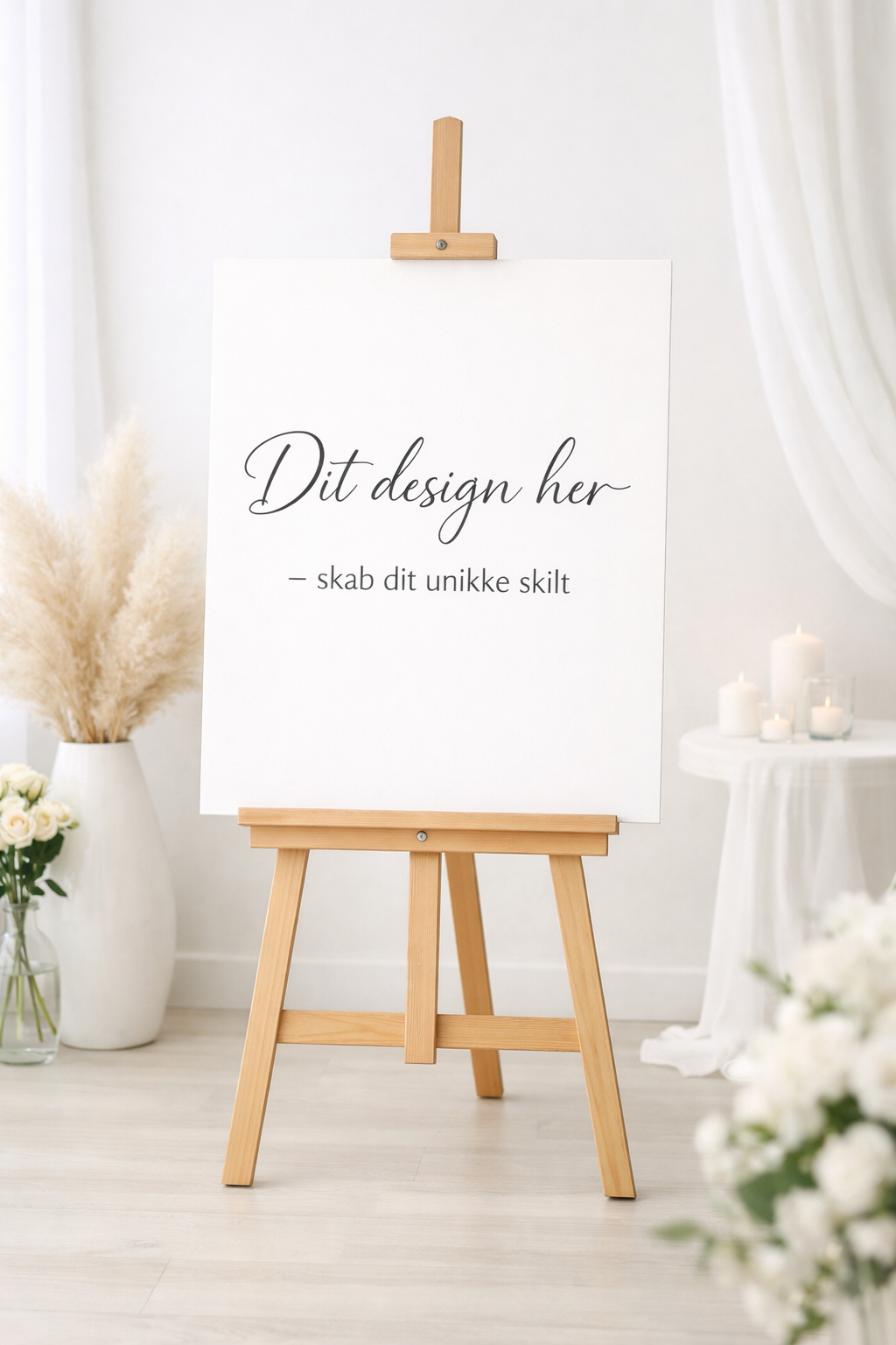 Specialdesign; skræddersyet velkomstskilt