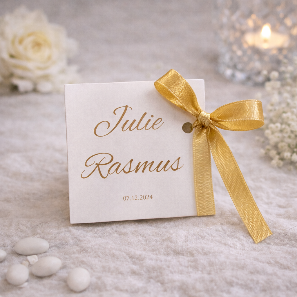 Personligt takkekort