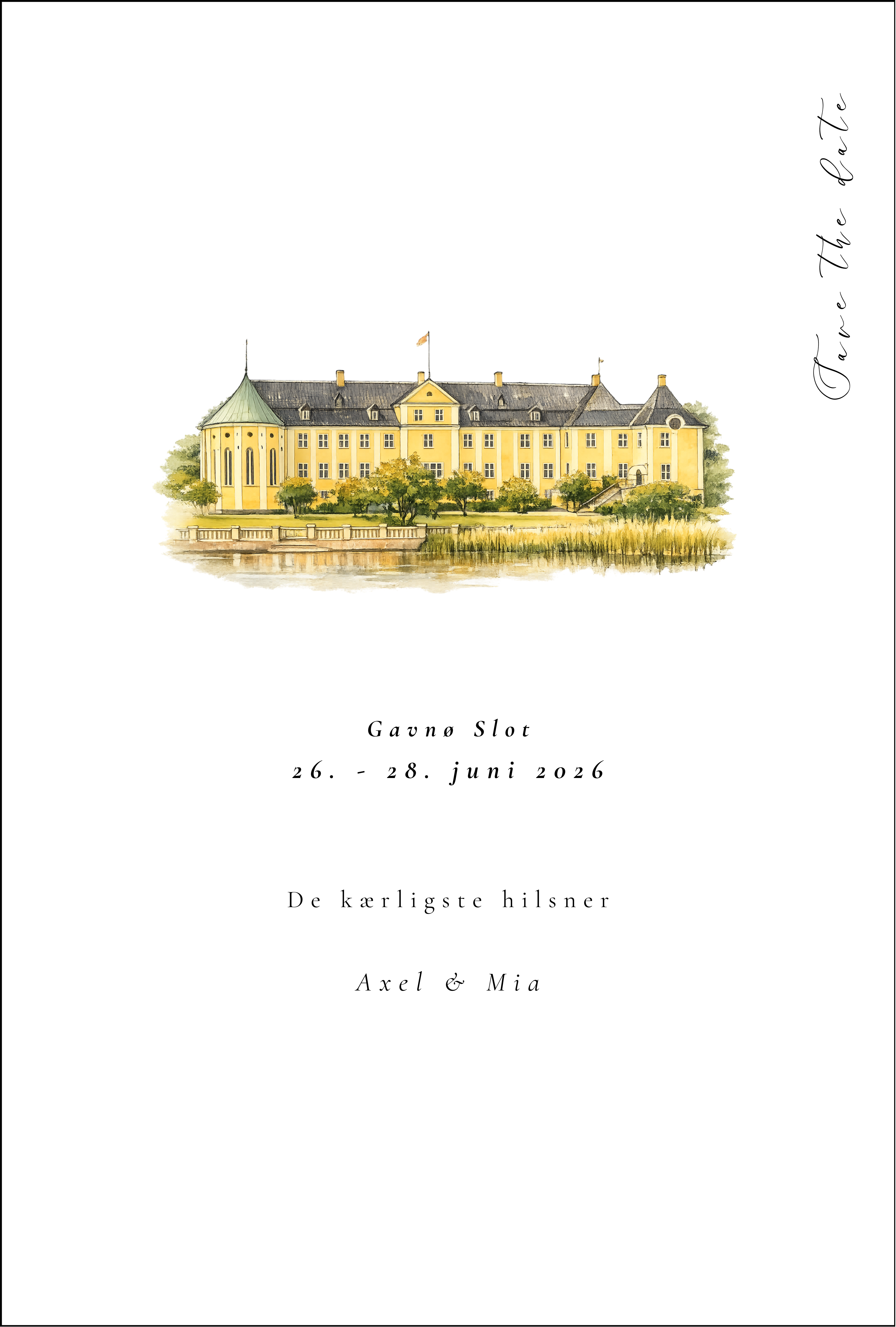 Save the date - Gavnø Slot