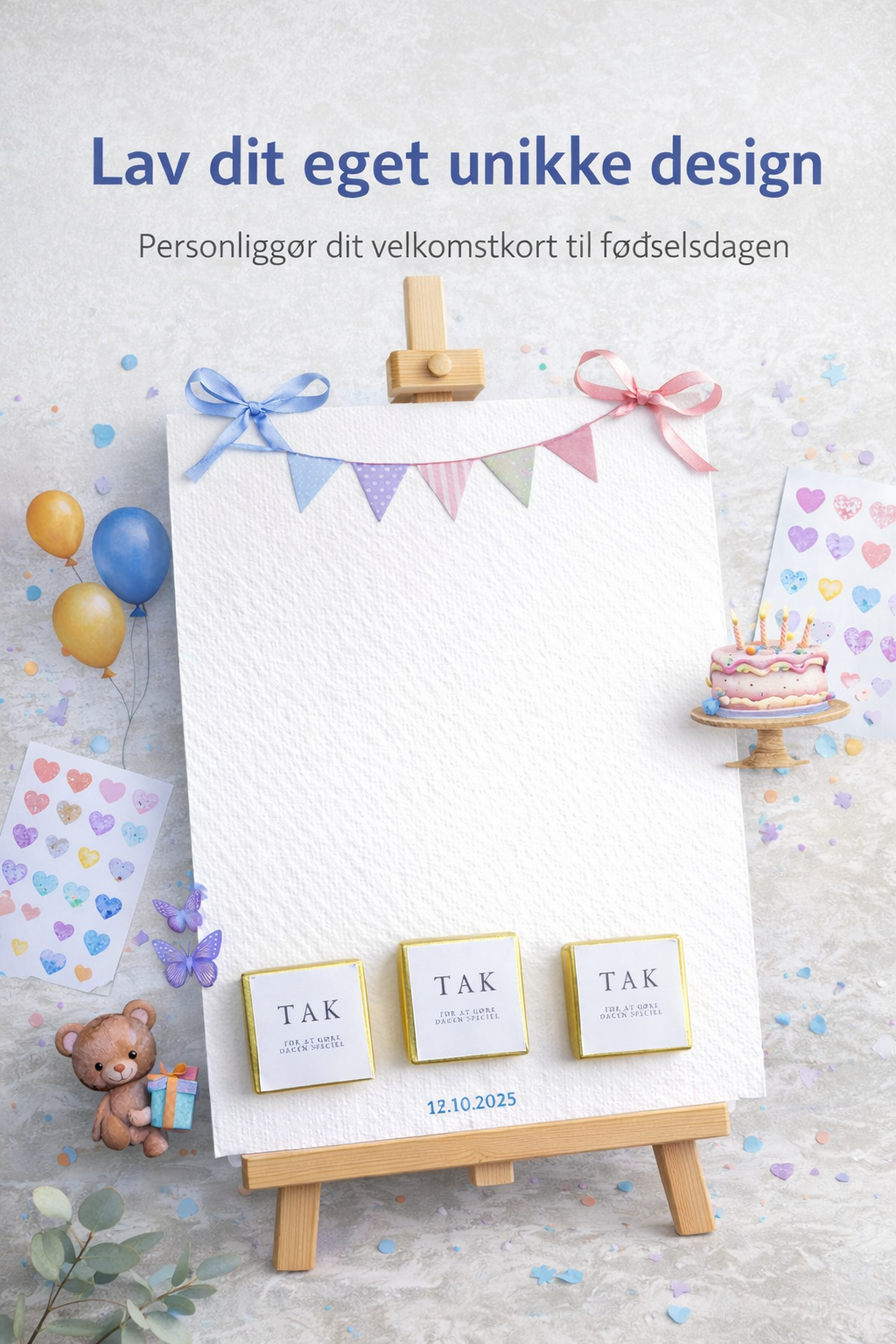 Specialdesign: skræddersyet velkomstkort