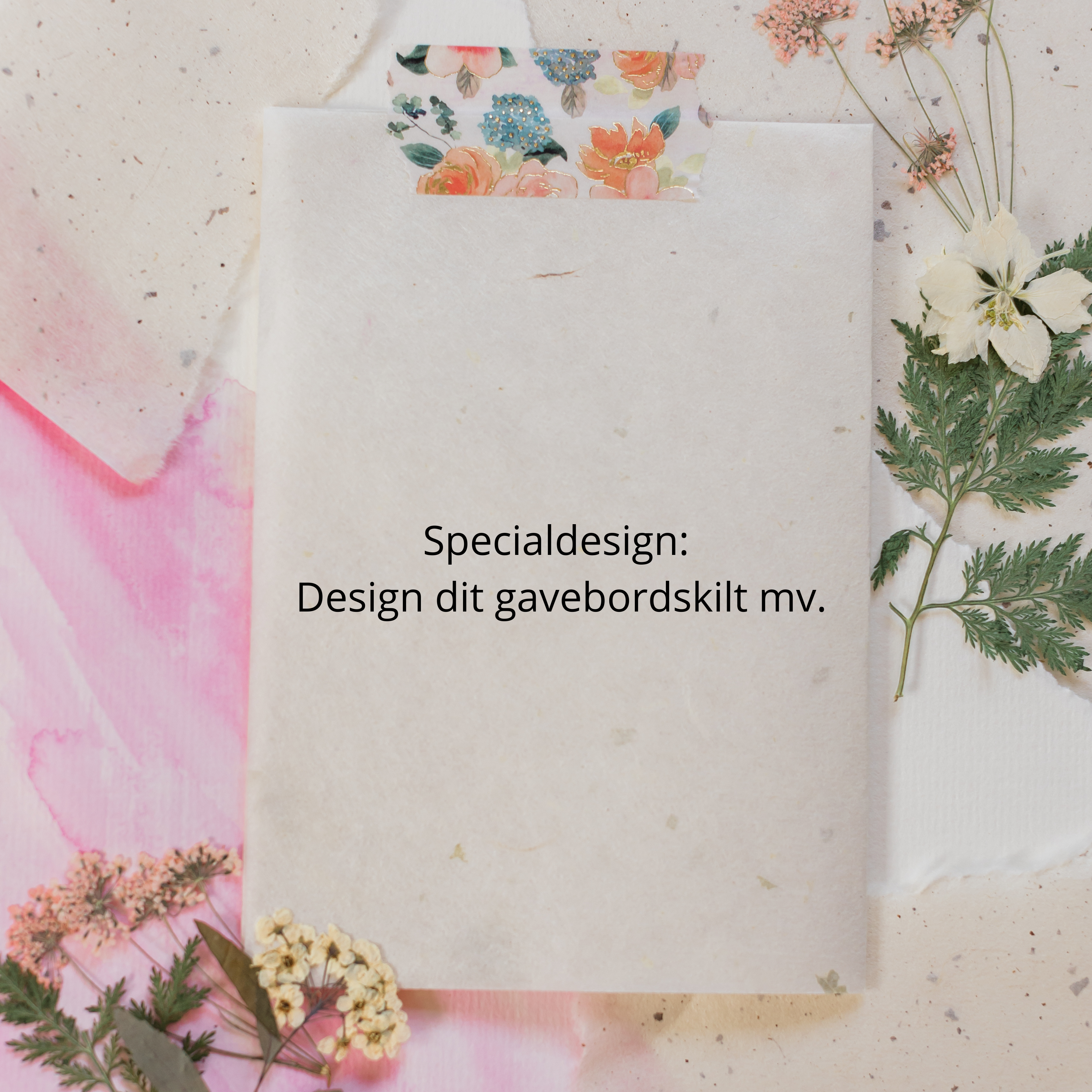 Specialdesign; Gavebord, bordskilte mv.