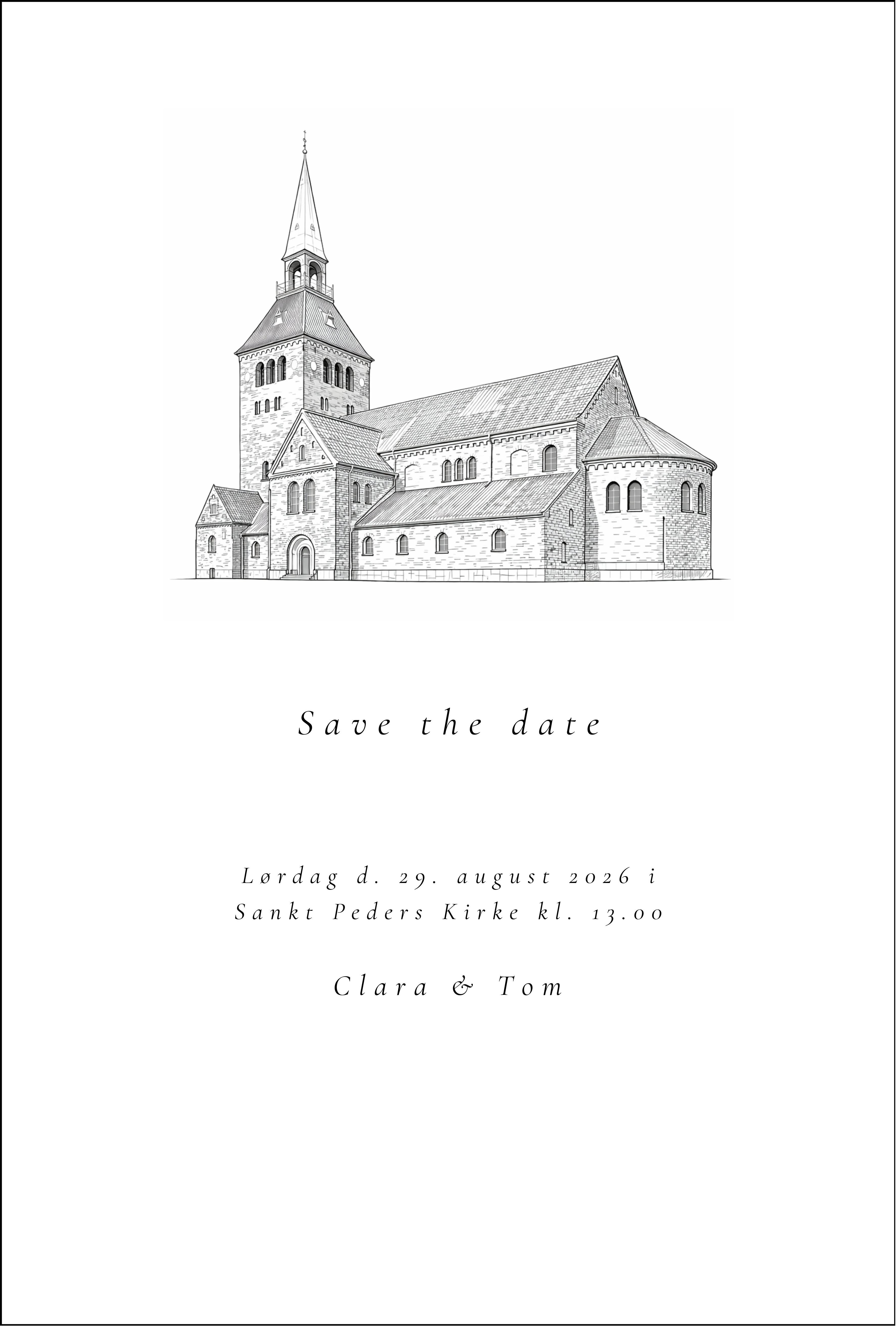 Save the date - Sankt Peders Kirke